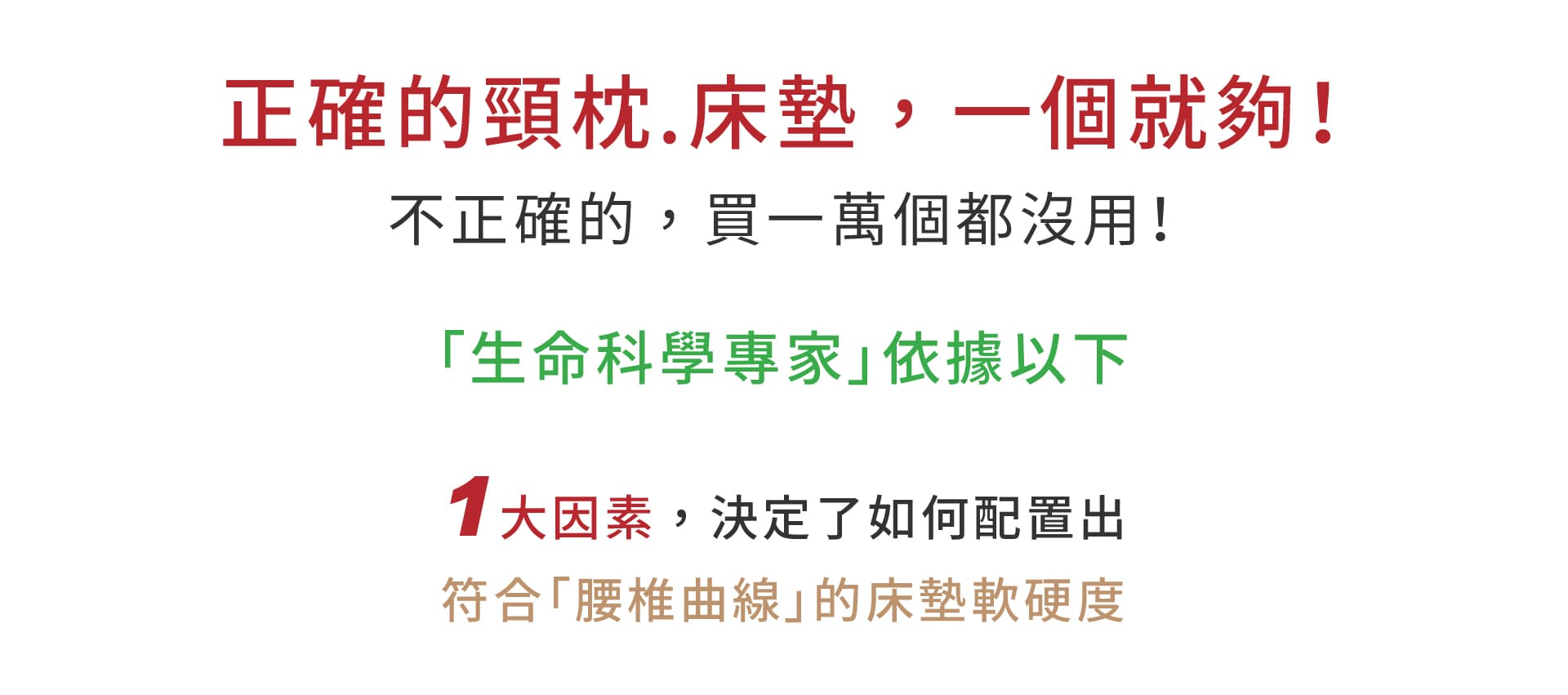 吉古金晶養生床墊【只要脊椎神經通,肩頸腰背不再痛】100%超完美貼合脊椎曲線,給您一夜好眠的養生床墊